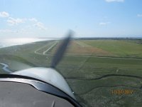 Nordsee 2017 (167)  Endanflug Piste 28 Wangerooge mit Blick auf die Landebahn